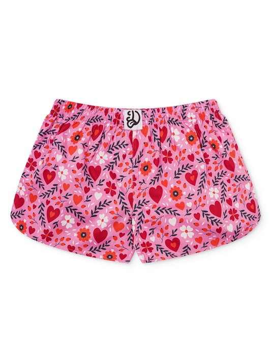 Women's Boxer Shorts Floral Love