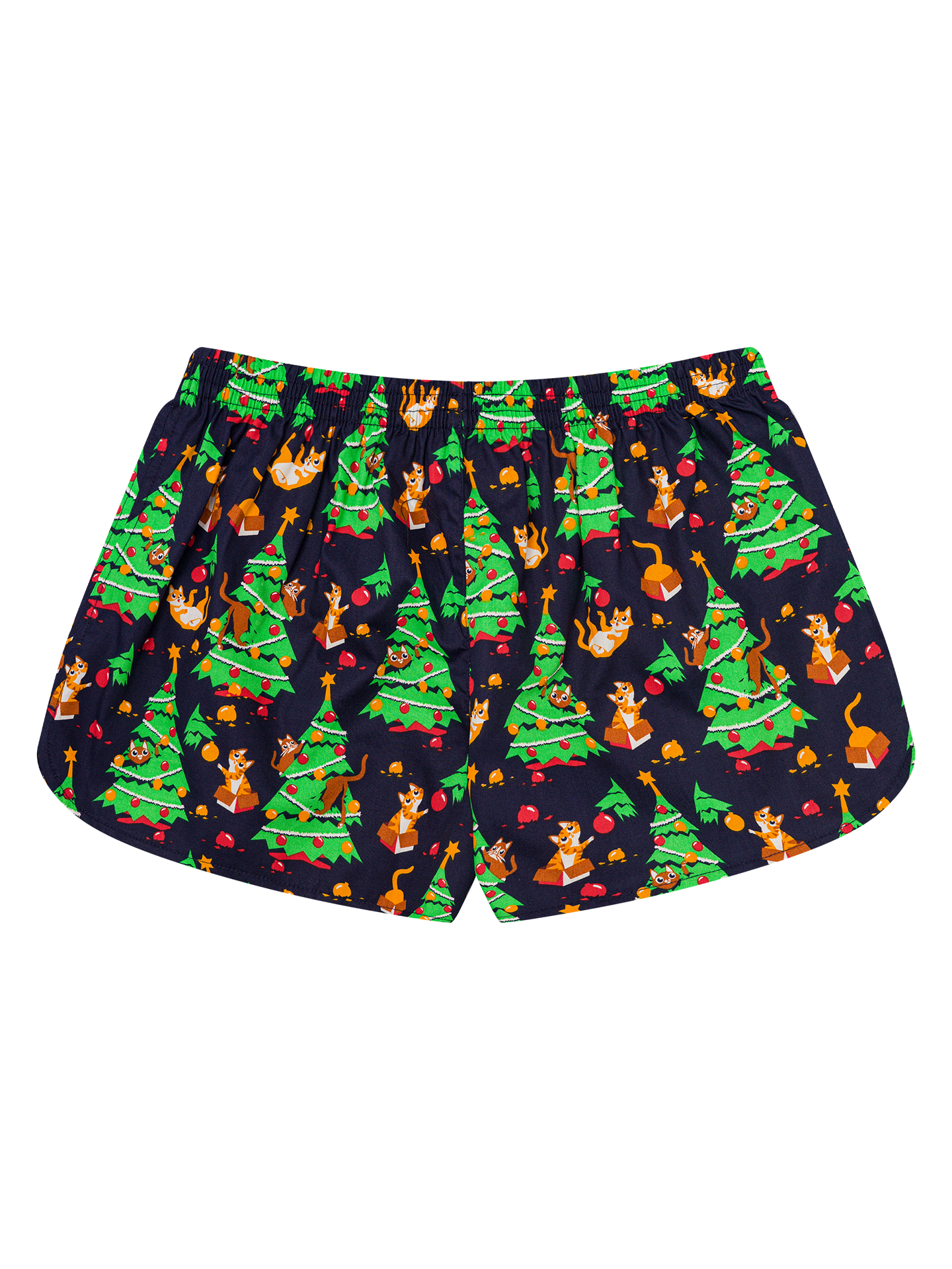 Women's Boxer Shorts Cat Party