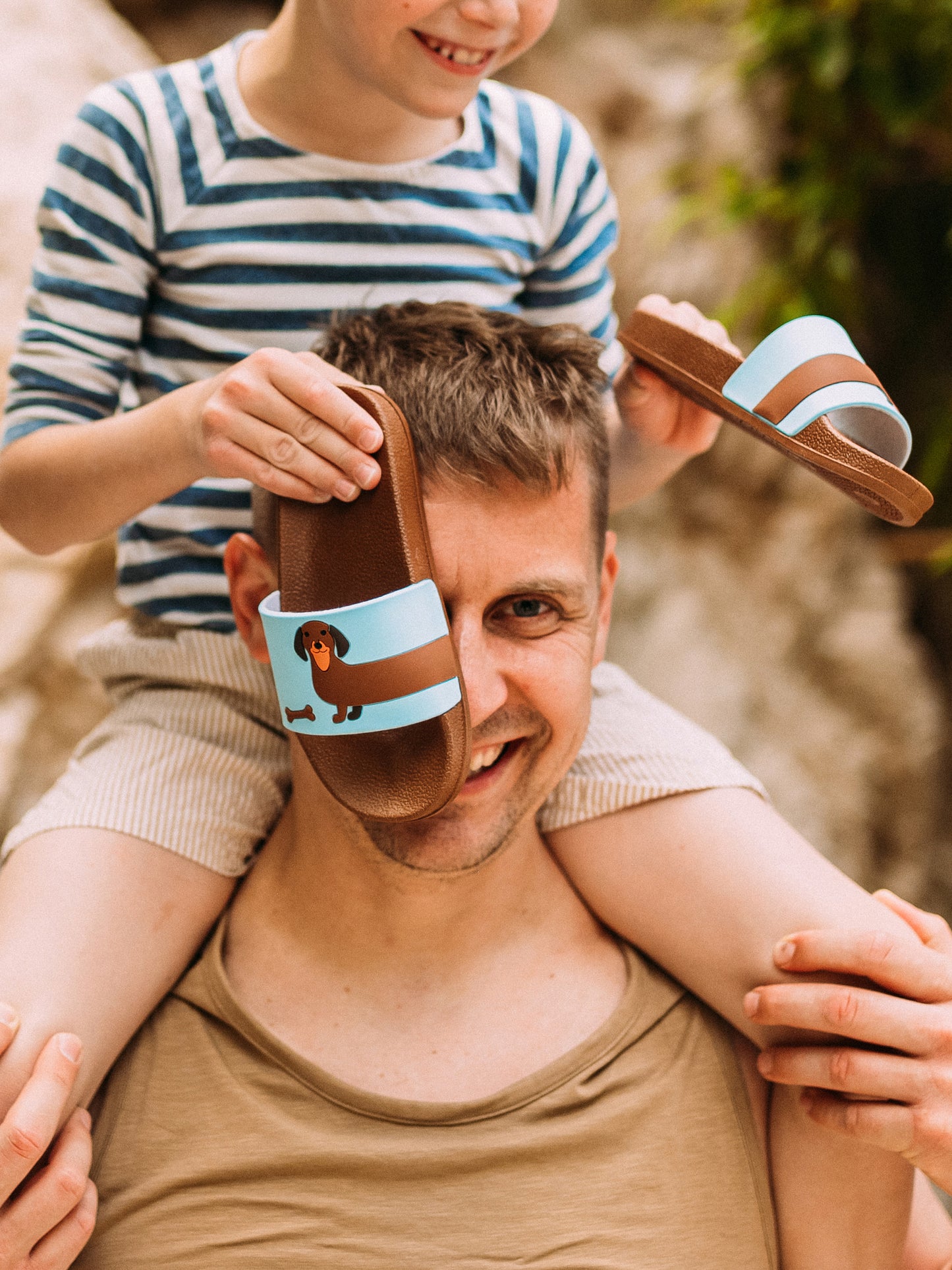 Kids' Slides Long Dachshund