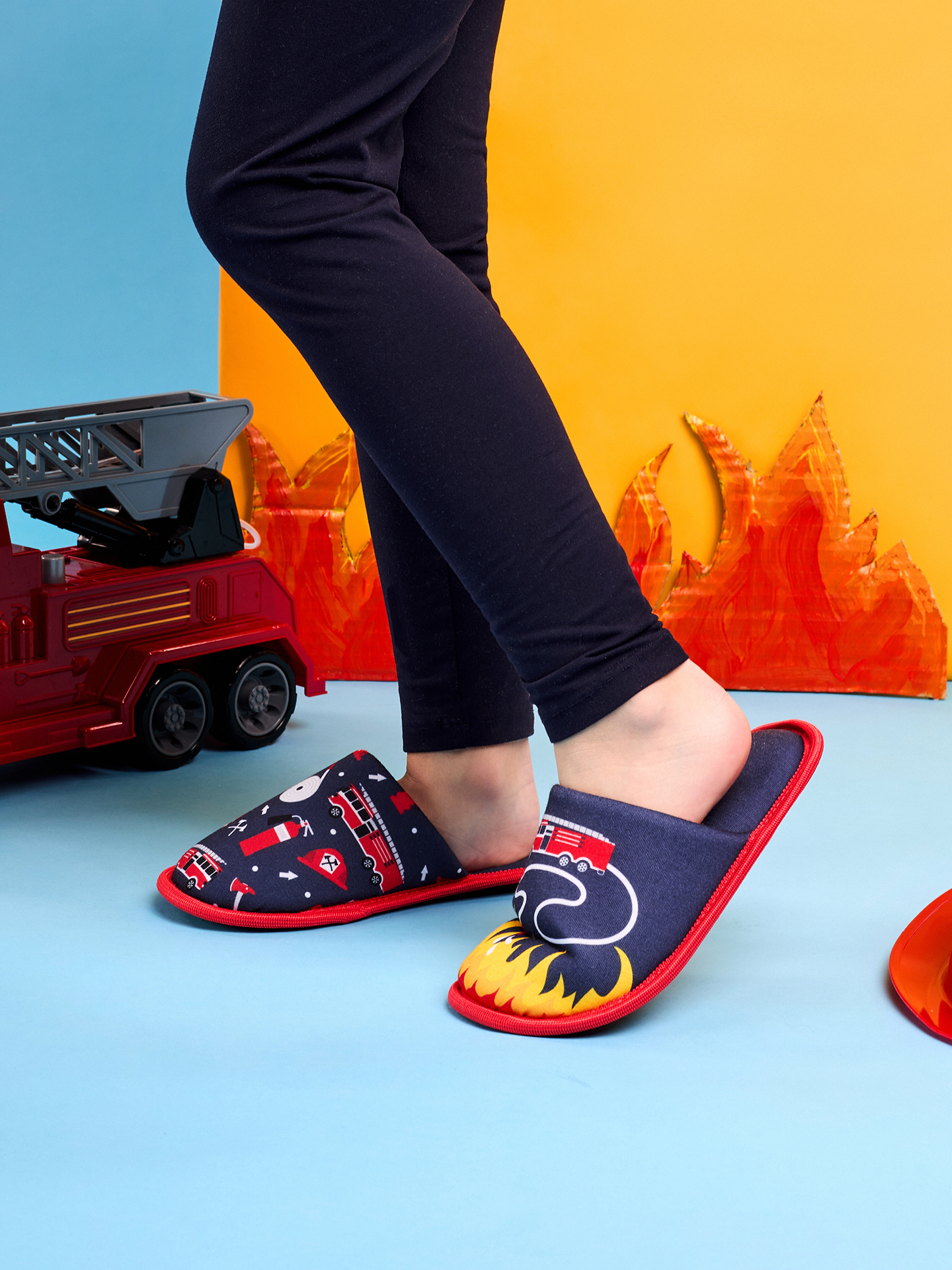 Kids' Slippers Firefighter