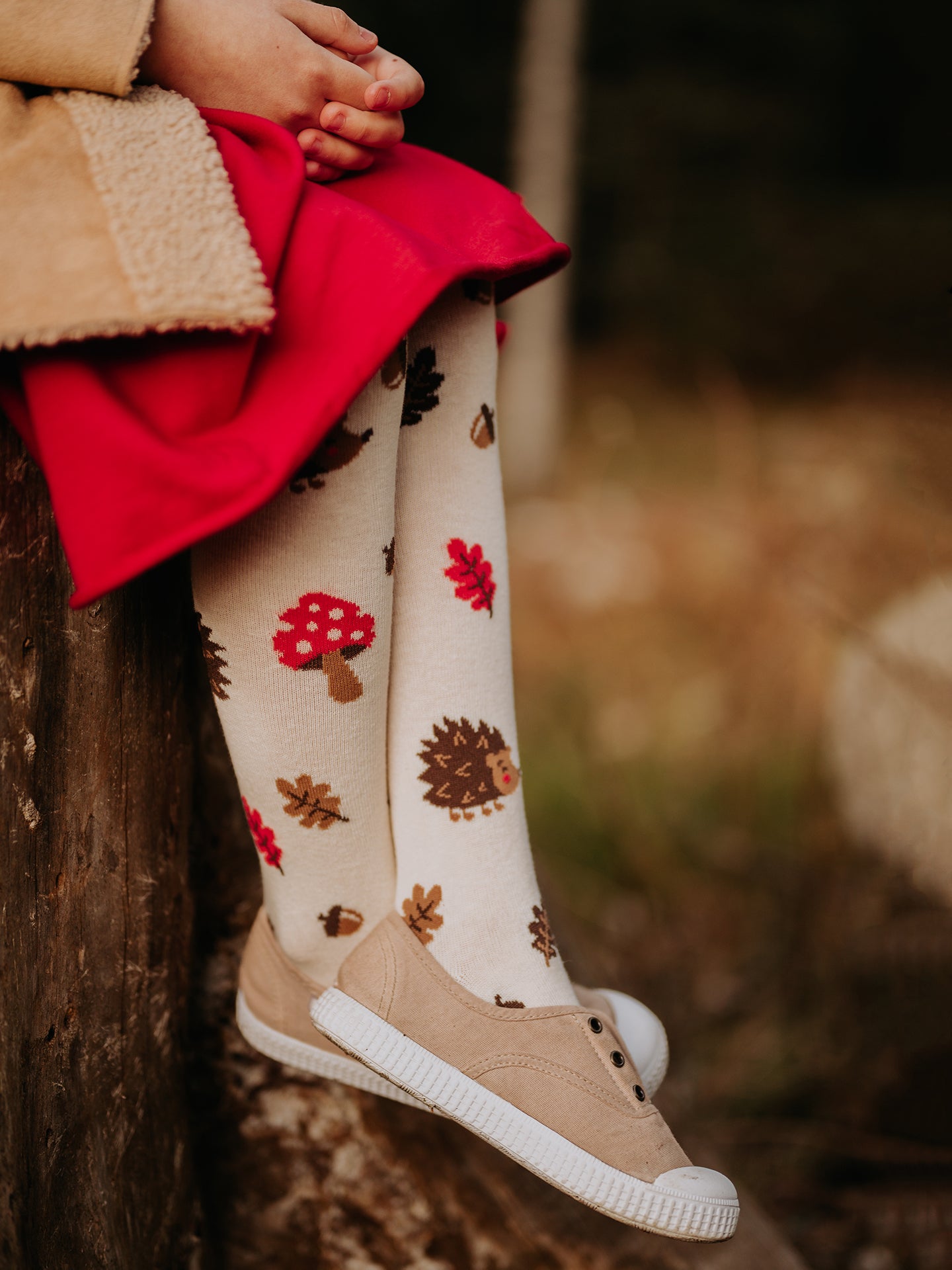 Kids' Tights Forest Hedgehog