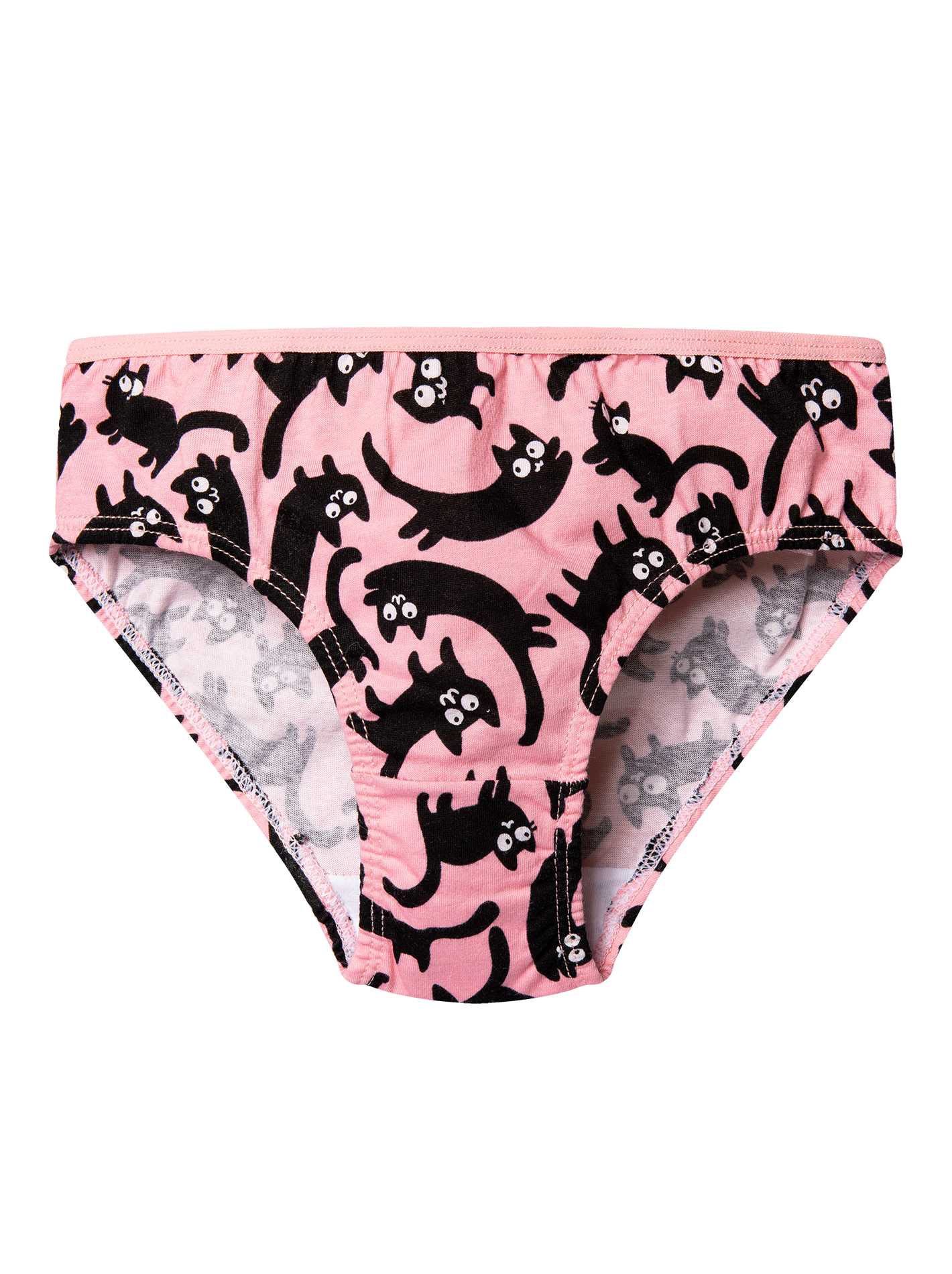 Girls' Briefs Pink Cats