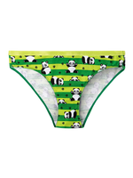 Women's Briefs Panda & Stripes