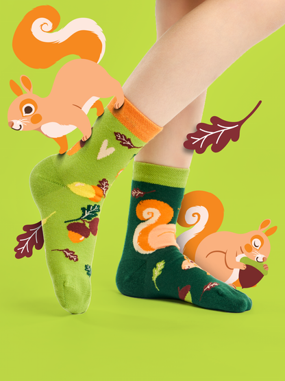 Kids' Socks Squirrel