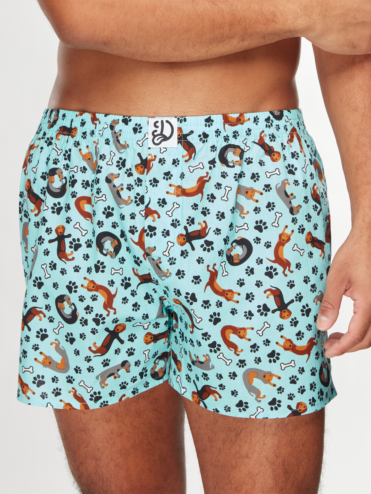 Men's Boxer Shorts Dachshund