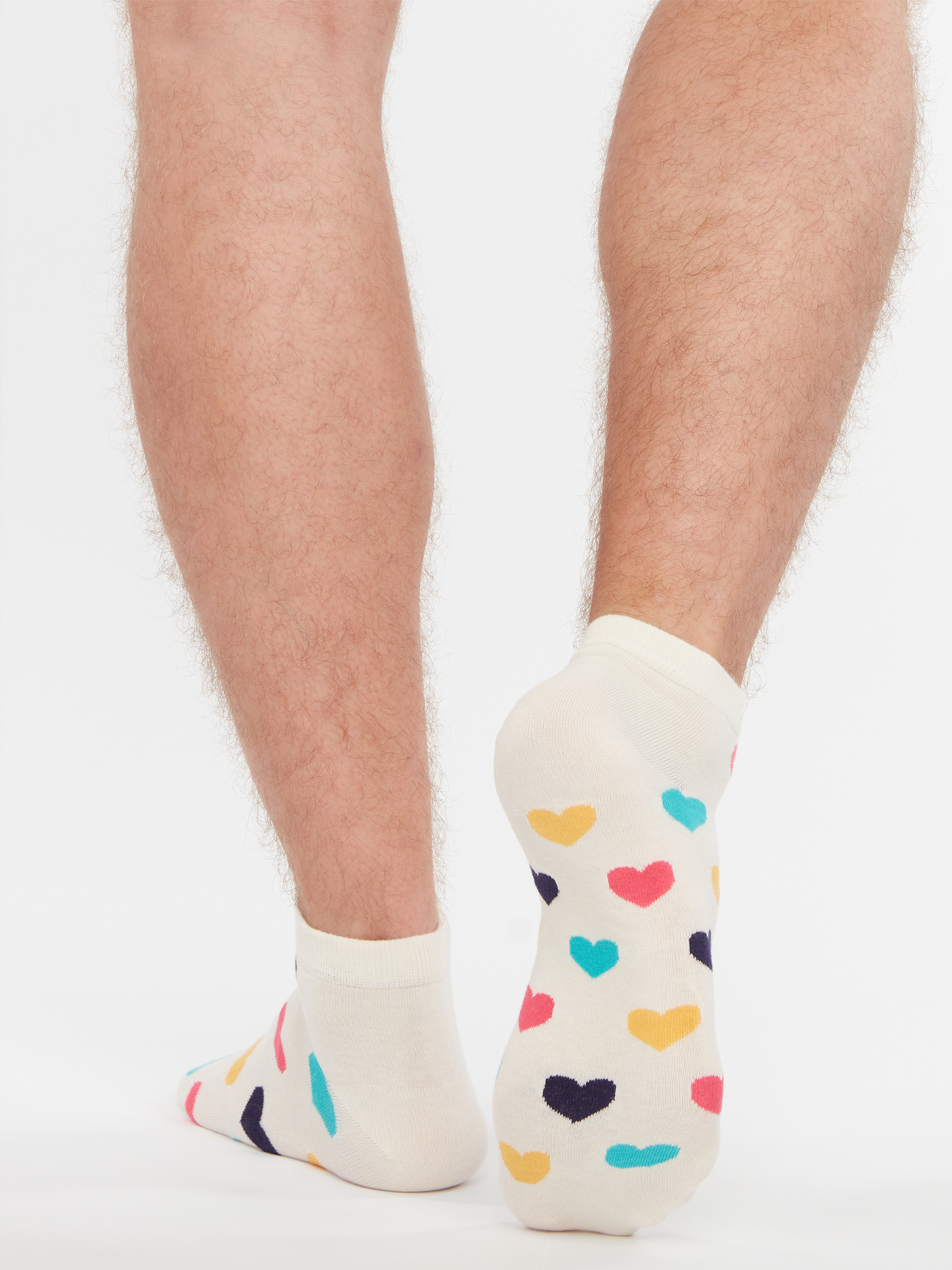 Ankle Socks Colorful Hearts