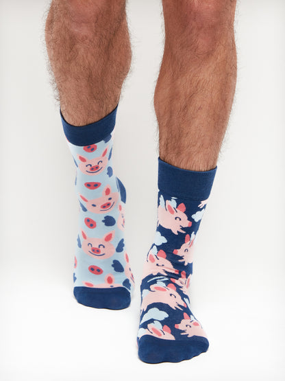 Regular Socks Flying Pigs