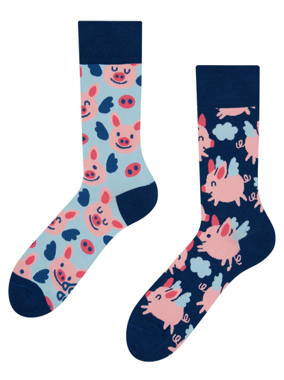 Regular Socks Flying Pigs