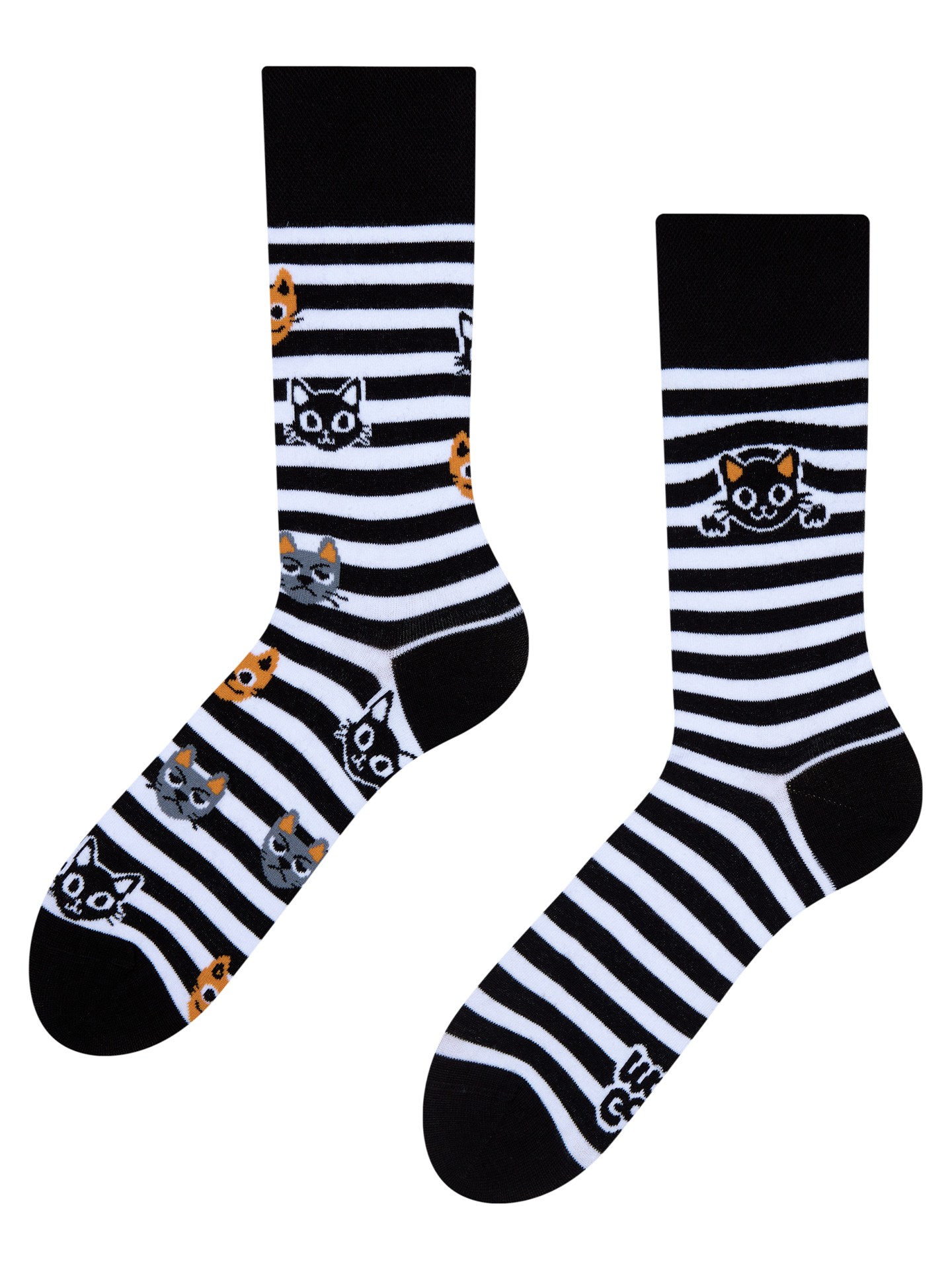 Regular Socks Cats & Stripes