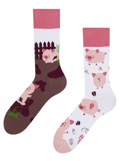 Regular Socks Happy Pigs