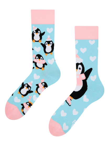 Regular Socks Skating Penguin