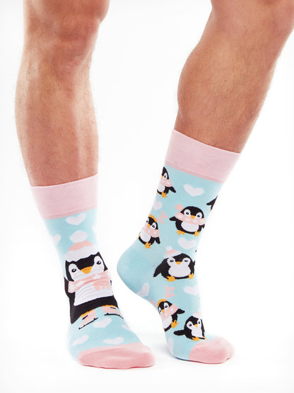 Regular Socks Skating Penguin