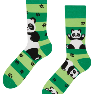 Regular Socks Panda & Stripes