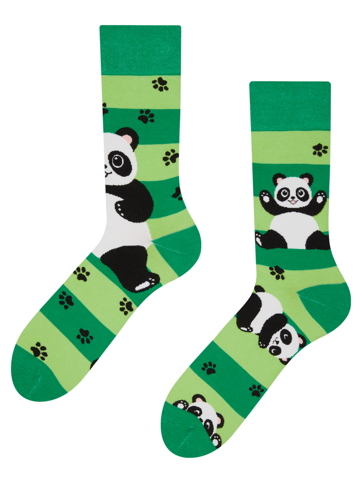 Regular Socks Panda & Stripes