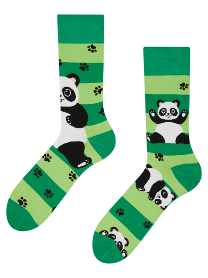 Regular Socks Panda & Stripes