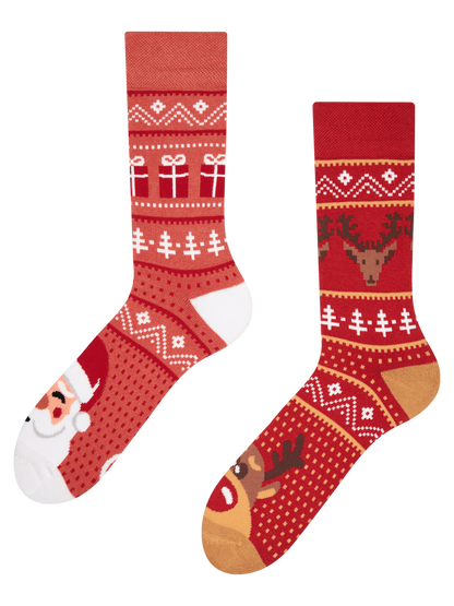 Warm Socks Santa's Reindeers