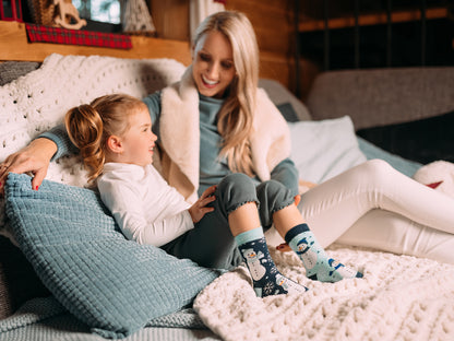 Kids' Warm Socks Joyful Snowman