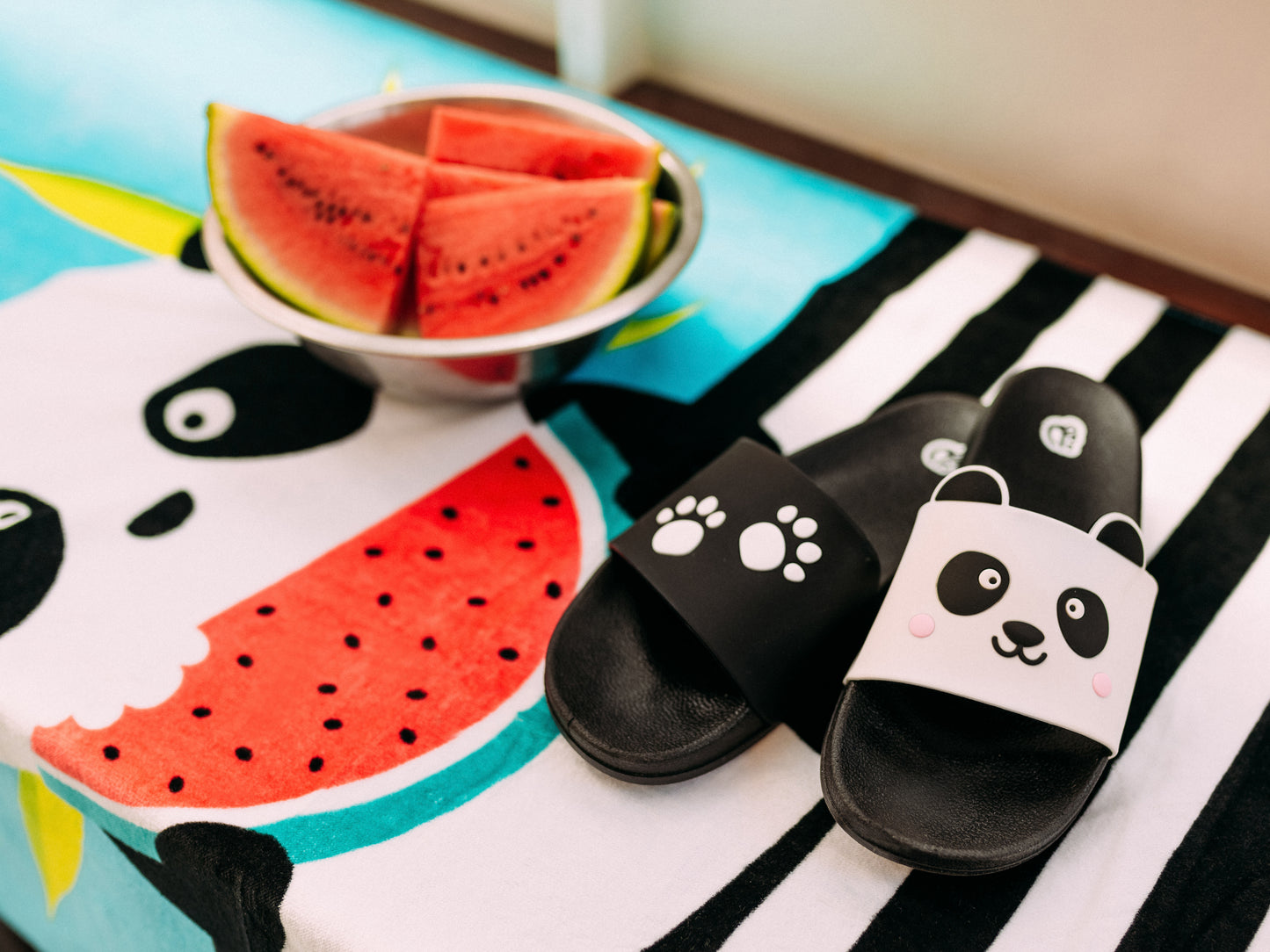 Kids' Slides Panda Paws