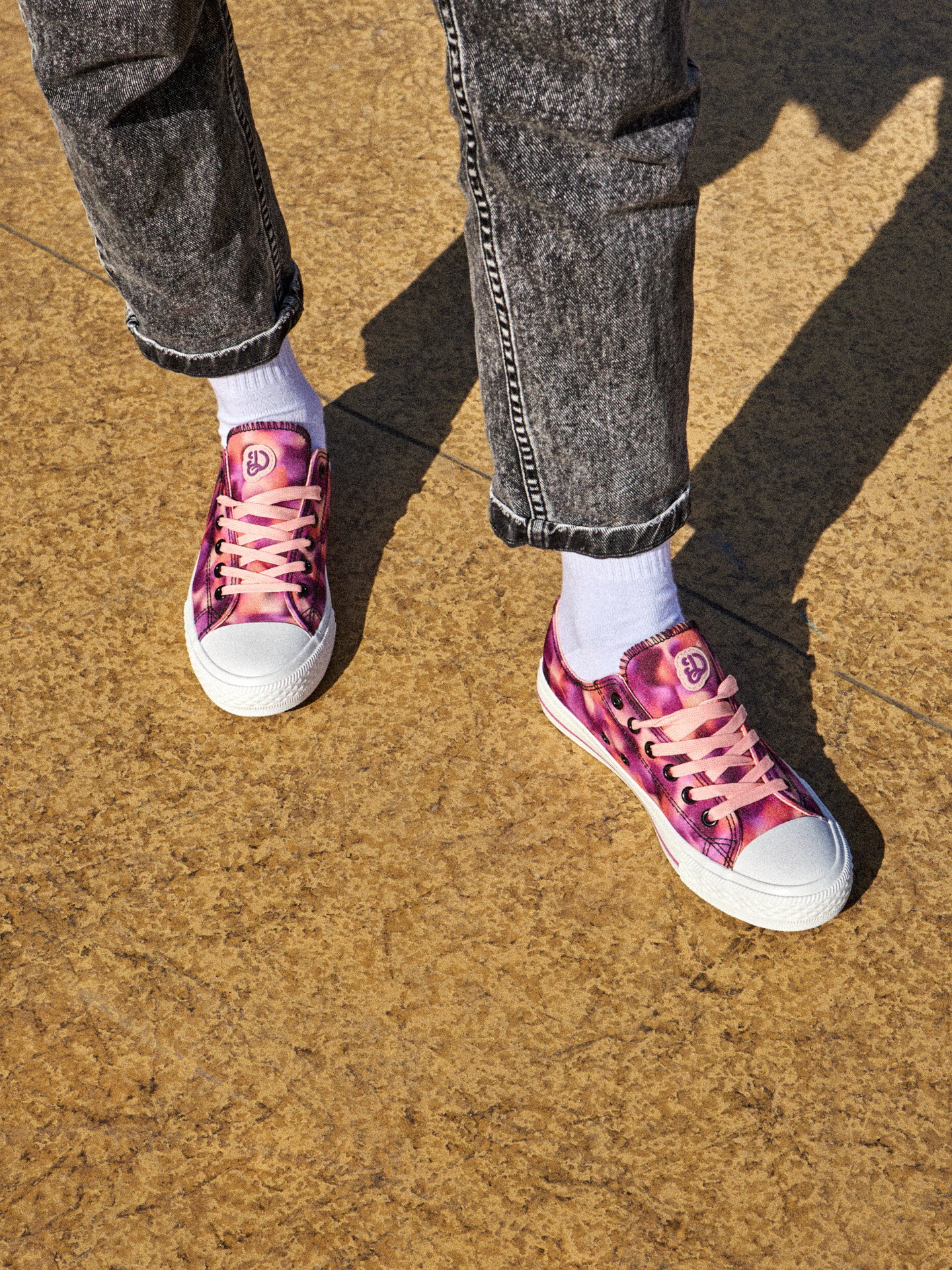 Canvas Shoes Pink Camouflage