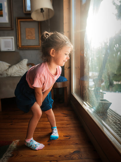 Kids' Ankle Socks Rainbow Unicorn