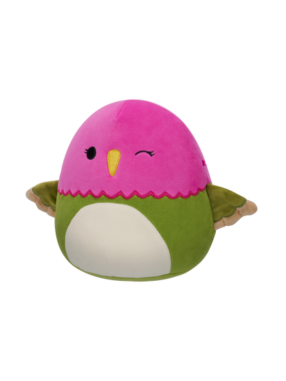 Squishmallows Na'Ima the Pink and Green Hummingbird, 20 cm