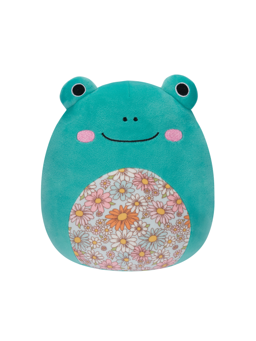 Squishmallows Robert the Aqua Frog with Floral Belly, 20 cm