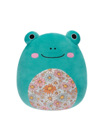 Squishmallows Robert the Aqua Frog with Floral Belly, 20 cm