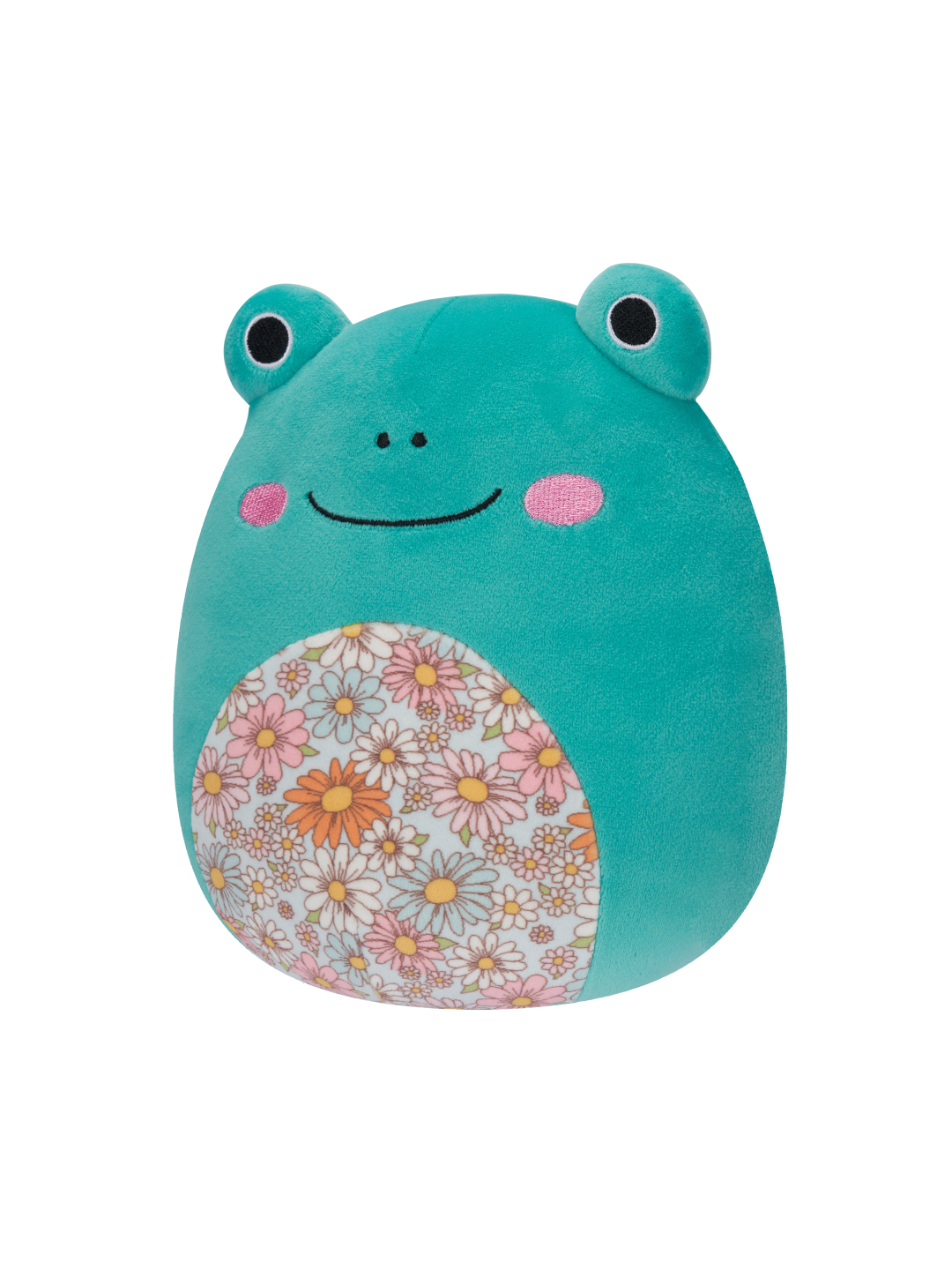 Squishmallows Robert the Aqua Frog with Floral Belly, 20 cm