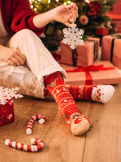 Warm Socks Santa's Reindeers