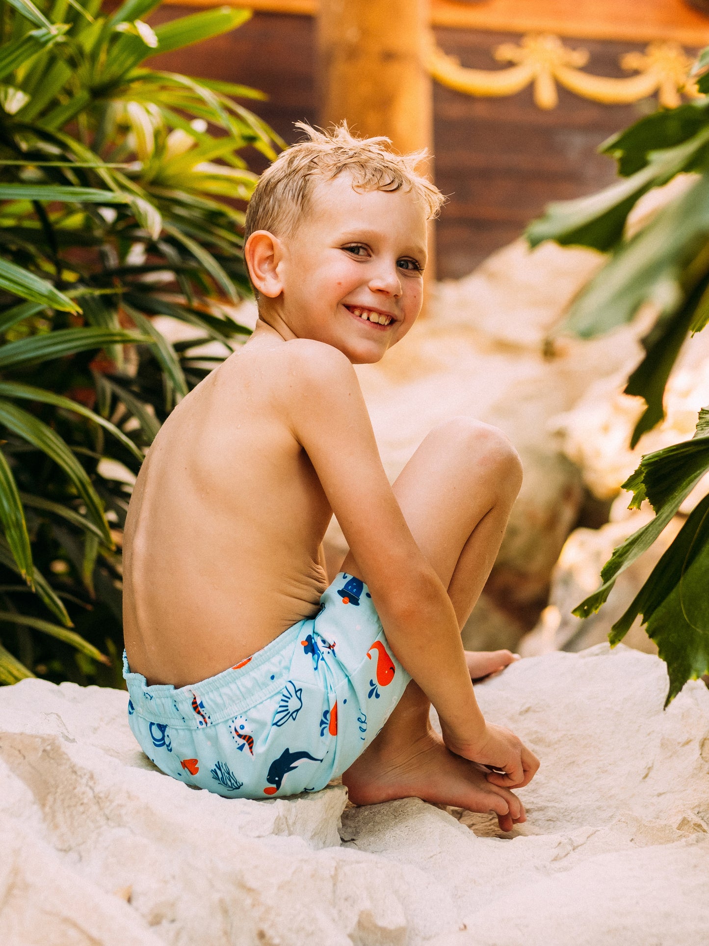 Boys' Swim Shorts Sea Friends