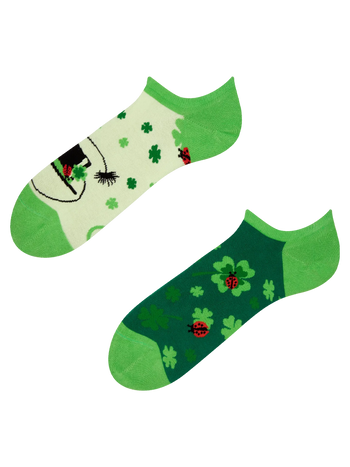 Sneaker Socks Lucky Four Leaf Clover