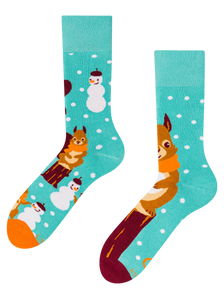Warm Socks Winter Squirrel