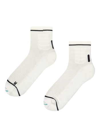 Men's Hiking Ankle Socks White