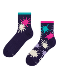 Crew Socks Colorful Splotches