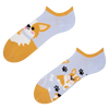 Sneaker Socks Corgi Dog