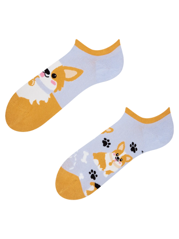 Sneaker Socks Corgi Dog