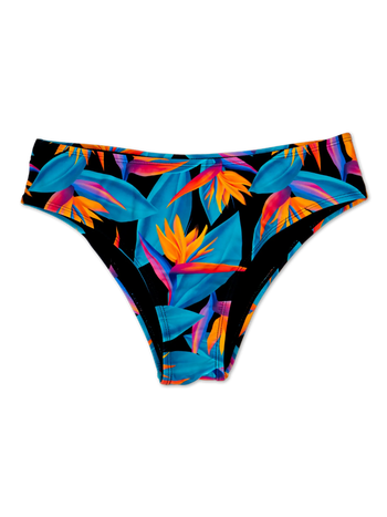 Midwaist Bikini Briefs Bird of Paradise