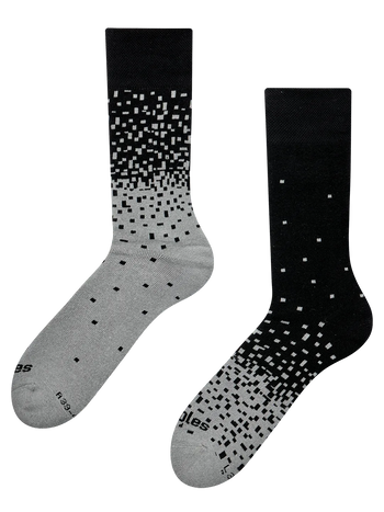 Warm Socks Black & Grey