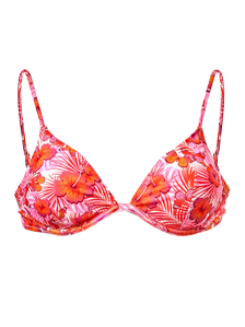 Underwire Bikini Top Hibiscus
