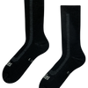 Black Merino wool terry socks