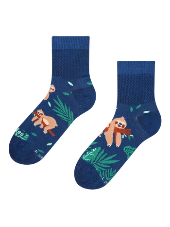 Anti-Stress Crew Socks Sleepy Sloth
