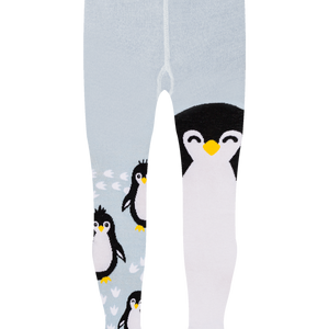 Kids' Tights Winter Penguin