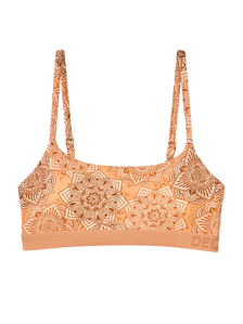 Women's Modal Bralette Beige Mandala
