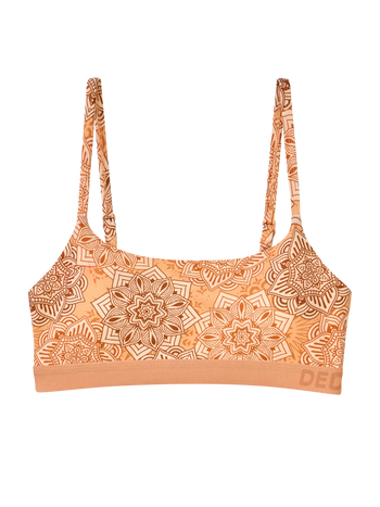 Women's Modal Bralette Beige Mandala