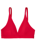 Passionate Red Women's Traceless Triangle Bralette