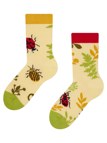 Kids' Socks Bugs and Wildflowers