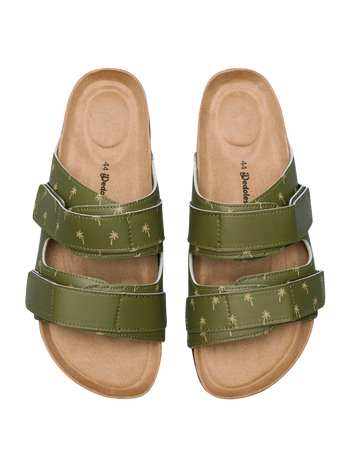Men's Cork Slides Palm Trees