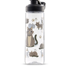 Water Bottle Gray Cat 700ml