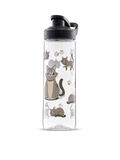 Water Bottle Gray Cat 700ml