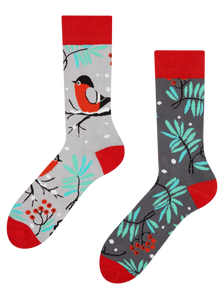 Warm Socks Red Bird